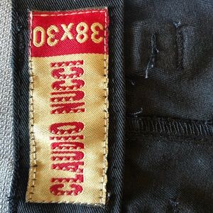 Black Claudio Nucci black slacks 38x30